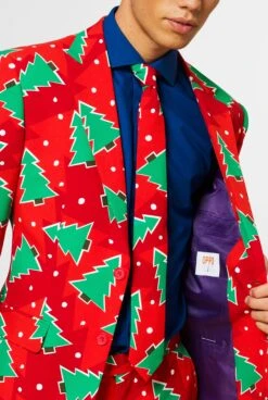 Opposuits Fine Pine Men's Christmas Patterned Suit -Family Halloween Store Sales Store osui 0090 christmas suit fine pine 4 eayeiqzq039ujswq