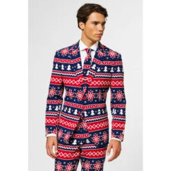 Opposuits Nordic Noel, Christmas Patterned Men's Suit