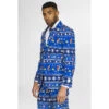 Opposuits Super Mario Merry Mario Nintendo Christmas Patterned Men's Suit
