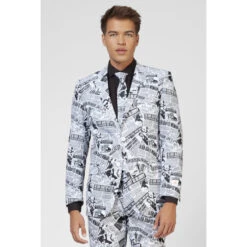 Opposuits Textile Telegraph Newspaper Costume Suit