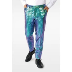 Opposuits Shiny Blue Fish Scale Mens Suit -Family Halloween Store Sales Store osui 0135 fancy fish studio gb 05
