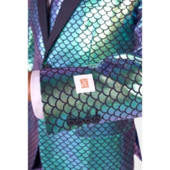 Opposuits Shiny Blue Fish Scale Mens Suit -Family Halloween Store Sales Store osui 0135 fancy fish studio gb 06