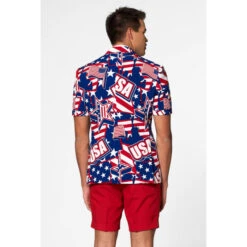 Opposuits Mighty 'Murica 4th July Patriotic USA Patterned Summer Short Men's Suit -Family Halloween Store Sales Store osum 0019 american flag summer suit mighty murica 5 c4wqs9erpl6fn1xg