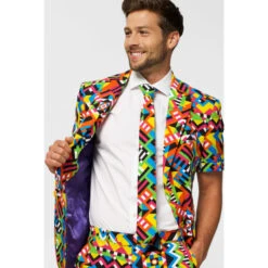 Opposuits Abstractive Retro Colourful Summer Men's Short Suit 9 Opposuits Abstractive Retro Colourful Summer Men's Short Suit -Family Halloween Store Sales Store osum 0020 summer suit tropical abstractive 4 v4 l0nn9psqhk4cpkua