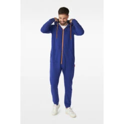Opposuits Navy Royale Blue Unisex Adult Onesie 12 Opposuits Navy Royale Blue Unisex Adult Onesie -Family Halloween Store Sales Store osuo 1002 navy royale men studio gb 02