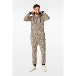 Opposuits The Jag, Leopard Print Adult Unisex Onsie -Family Halloween Store Sales Store osuo 1004 the jag men studio gb 02