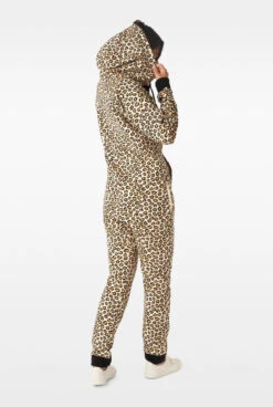 Opposuits The Jag, Leopard Print Adult Unisex Onsie -Family Halloween Store Sales Store osuo 1004 the jag women studio gb 03
