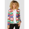 Opposuits Snazzy Santa Women's Christmas Blazer