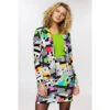 Opposuits Miss Testival Women's Retro Patterned Suit