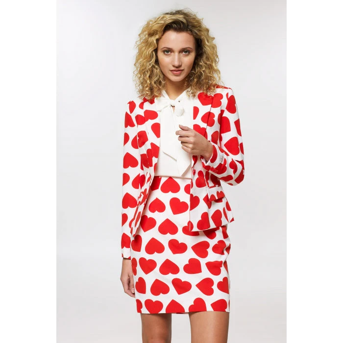 Opposuits Queen Of Hearts Women's Valentines Heart Patterned Suit 1 Opposuits Queen Of Hearts Women's Valentines Heart Patterned Suit
