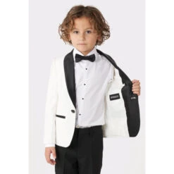 Opposuits Pearly White Boy's Party Tuxedo -Family Halloween Store Sales Store otbo 1000 pearly white studio gb 04