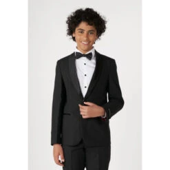 Opposuits Jet Set Black Teen Boys Tuxedo