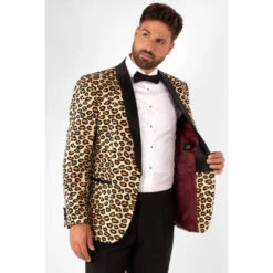 Opposuits The Jag Men's Leopard Print Tuxedo -Family Halloween Store Sales Store otux 1002 04