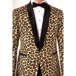 Opposuits The Jag Men's Leopard Print Tuxedo -Family Halloween Store Sales Store otux 1002 06