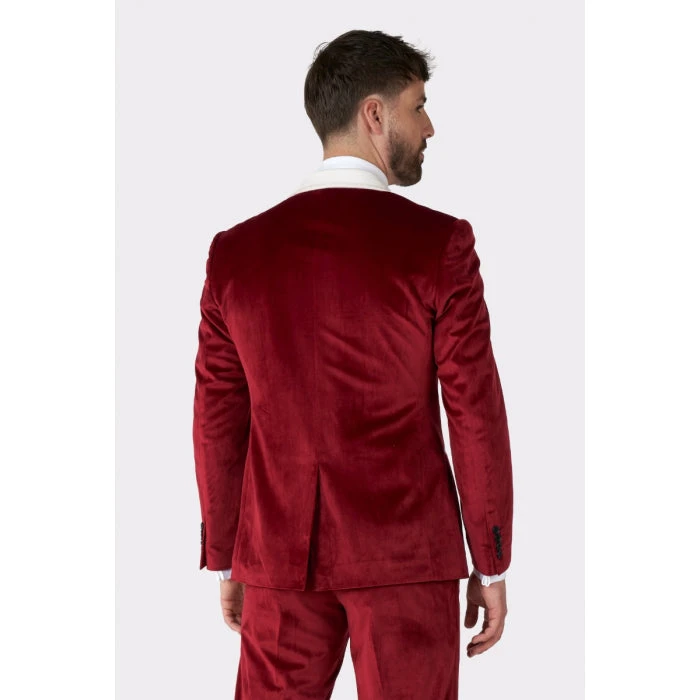 Opposuits Velvet Vibes, Red Velvet Mens Tuxedo 5 Opposuits Velvet Vibes, Red Velvet Mens Tuxedo - Image 5