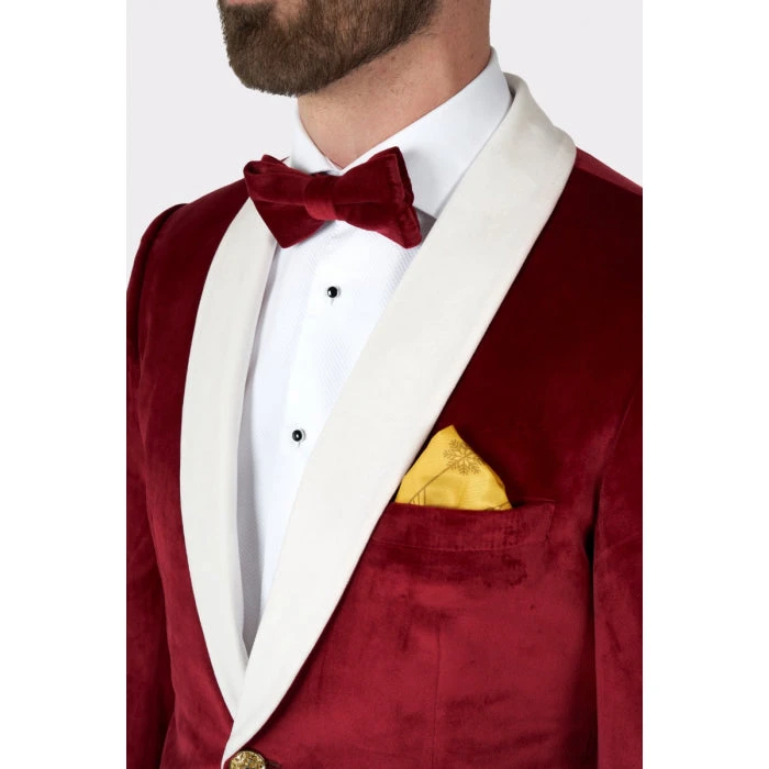 Opposuits Velvet Vibes, Red Velvet Mens Tuxedo 7 Opposuits Velvet Vibes, Red Velvet Mens Tuxedo - Image 7