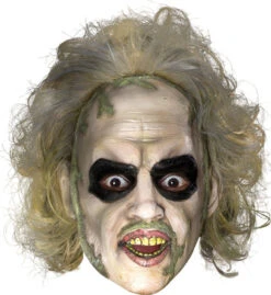 Rubie'sBeetlejuice 3/4 Vinyl Mask With Hair