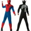 Boy's 2 In 1 Reversible Muscle Chest Spider-Man Costume