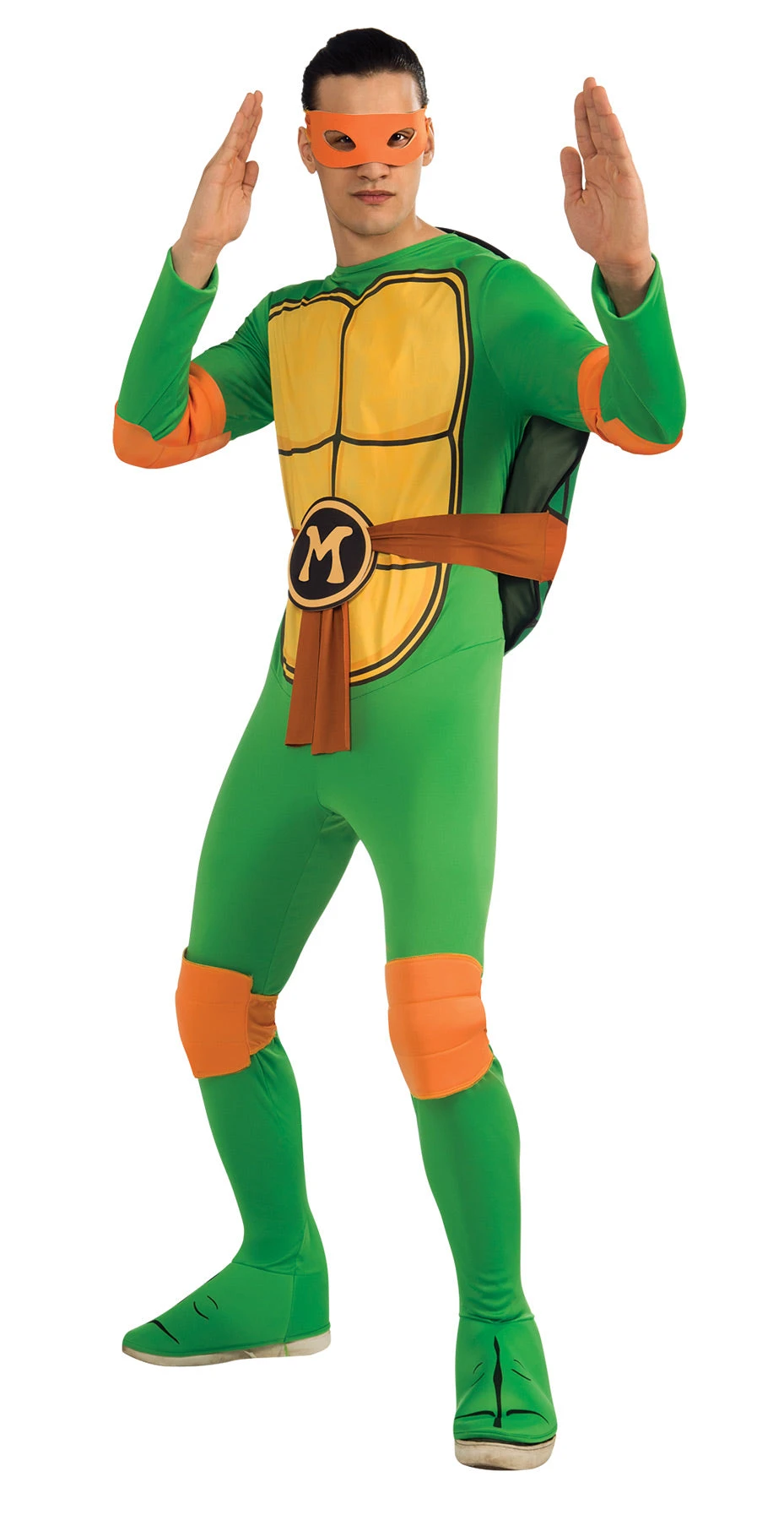 Men's Michelangelo Costume - Ninja Turtles - One Size 1 Men's Michelangelo Costume - Ninja Turtles - One Size