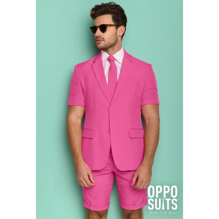 Opposuits Mr. Pink, Pink Summer Short Men's Suit 1 Opposuits Mr. Pink, Pink Summer Short Men's Suit
