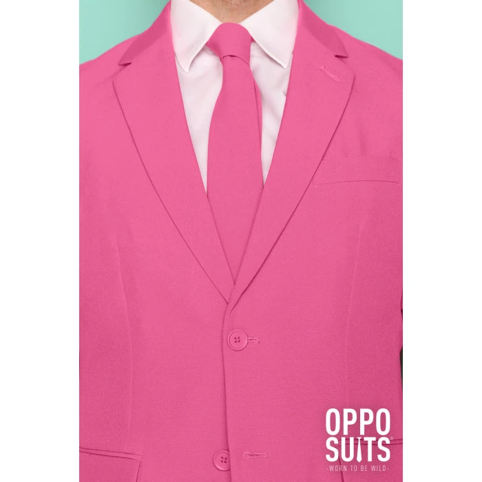 Opposuits Mr. Pink, Pink Summer Short Men's Suit 2 Opposuits Mr. Pink, Pink Summer Short Men's Suit - Image 2
