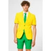 Opposuits Green And Yellow Australian Summer Men's Short Suit