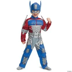 Disguise Toddler Transformers Optimus Prime Eg Muscle Costume Small 2T